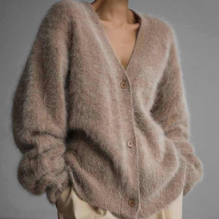 Women's Button-Front Knit Cardigan