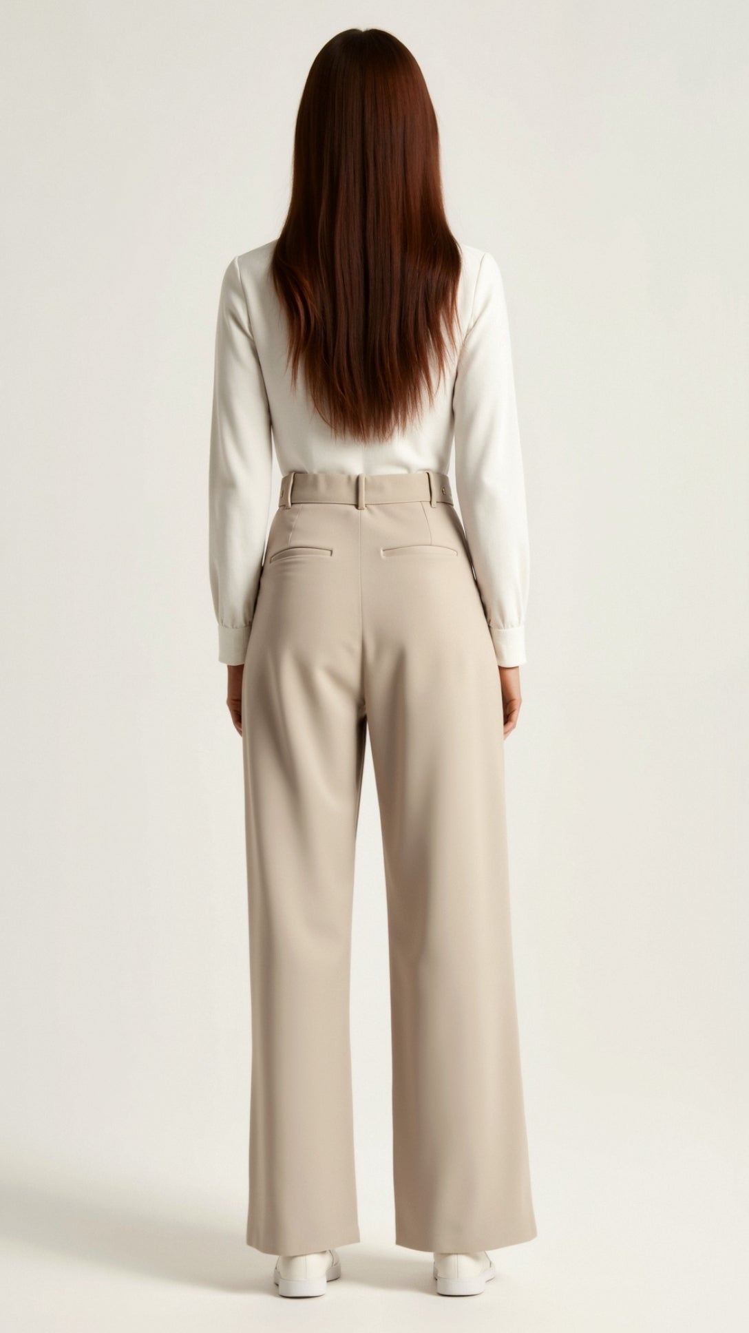 Women's High-Waisted Pleated Wide Leg Pants