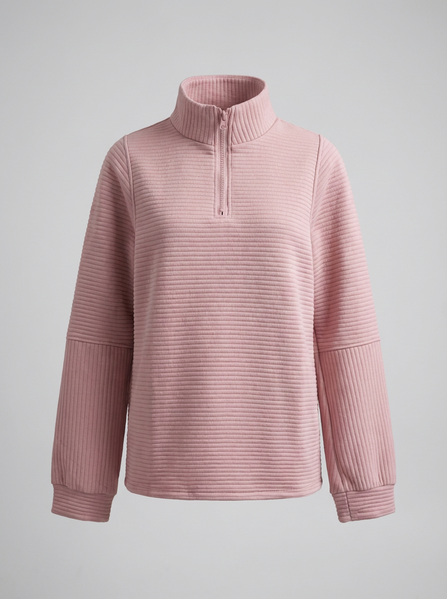 Women's Quarter Zip Pullover Sweater