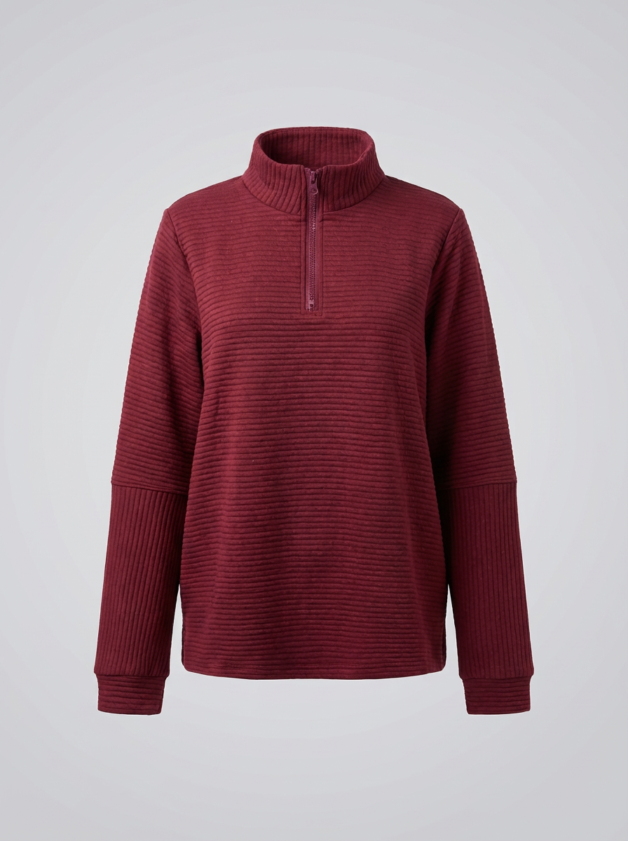 Women's Quarter Zip Pullover Sweater