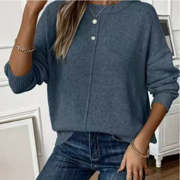 Women's Relaxed Fit Crewneck Sweater