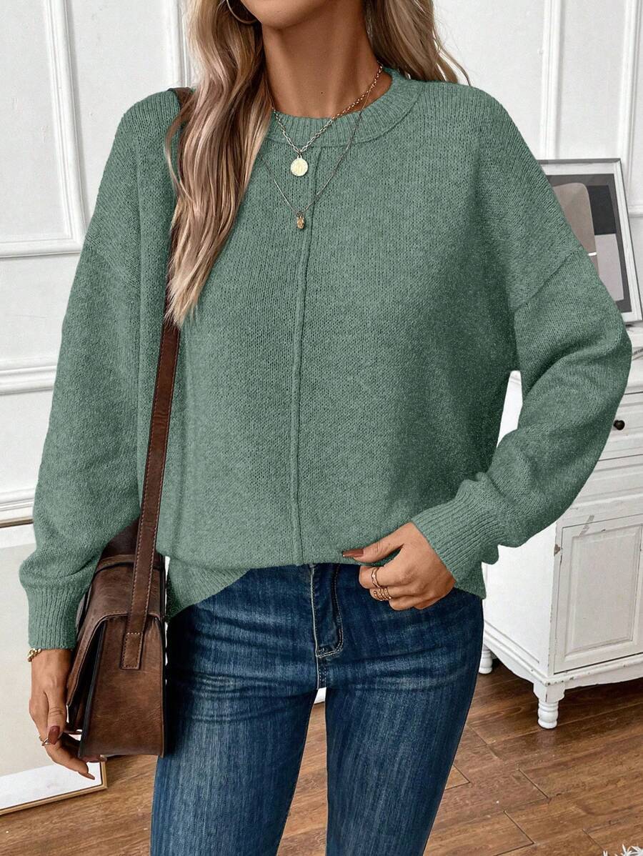 Women's Relaxed Fit Crewneck Sweater