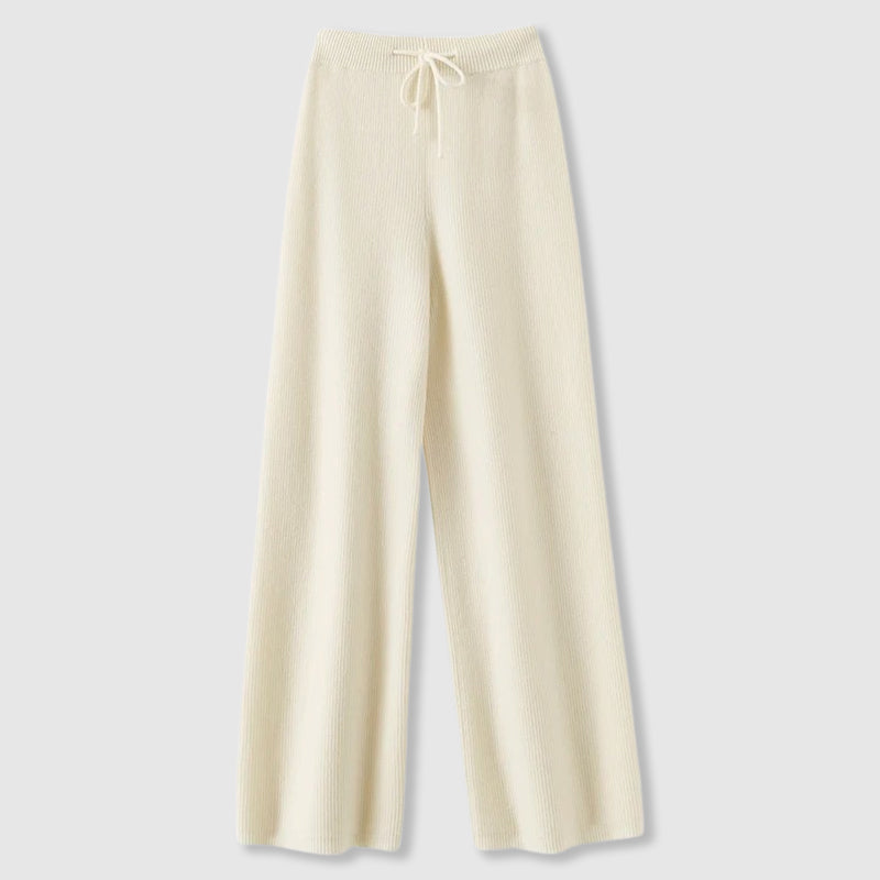Women's Wide-Leg Cashmere Pants
