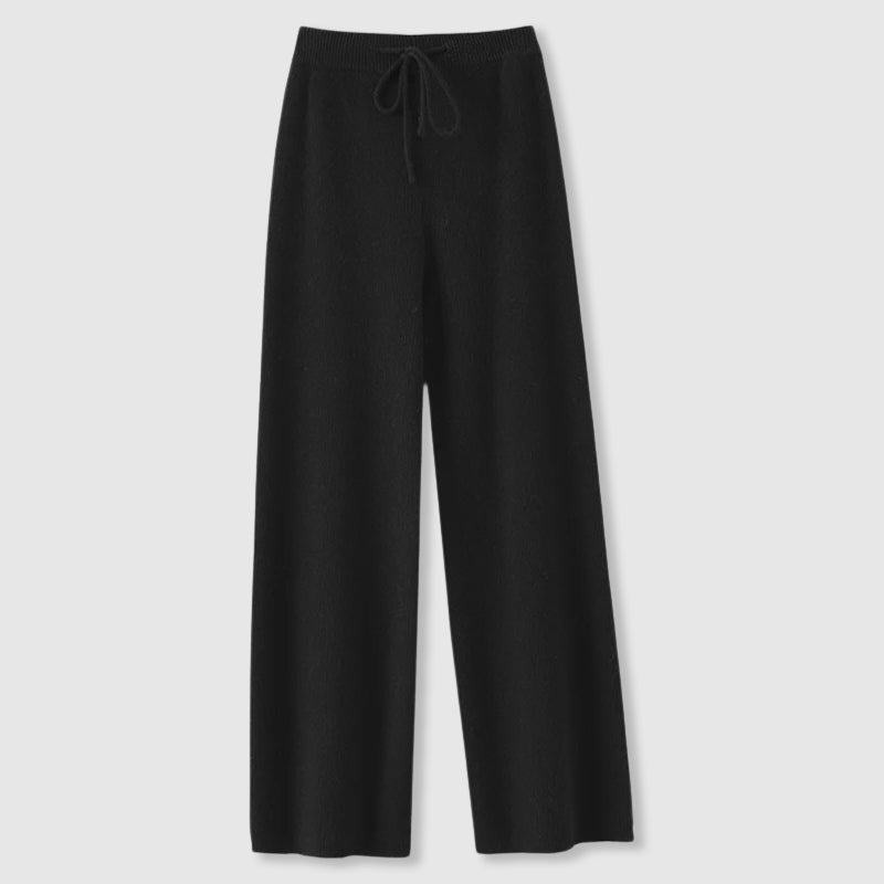 Women's Wide-Leg Cashmere Pants