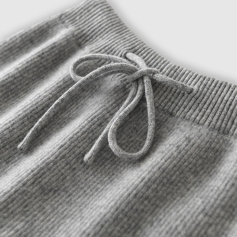 Women's Wide-Leg Cashmere Pants