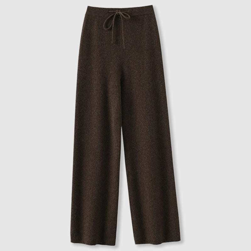 Women's Wide-Leg Cashmere Pants