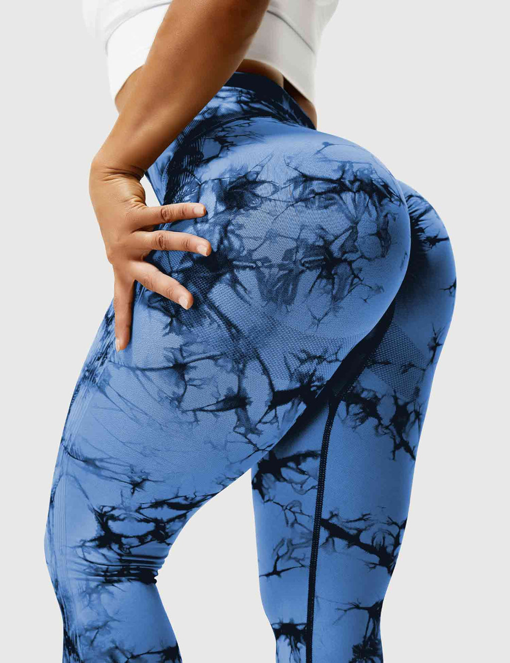 Women’s Tie-Dye Scrunch Leggings – High-Waisted, Sculpting & Buttery-Soft Fit
