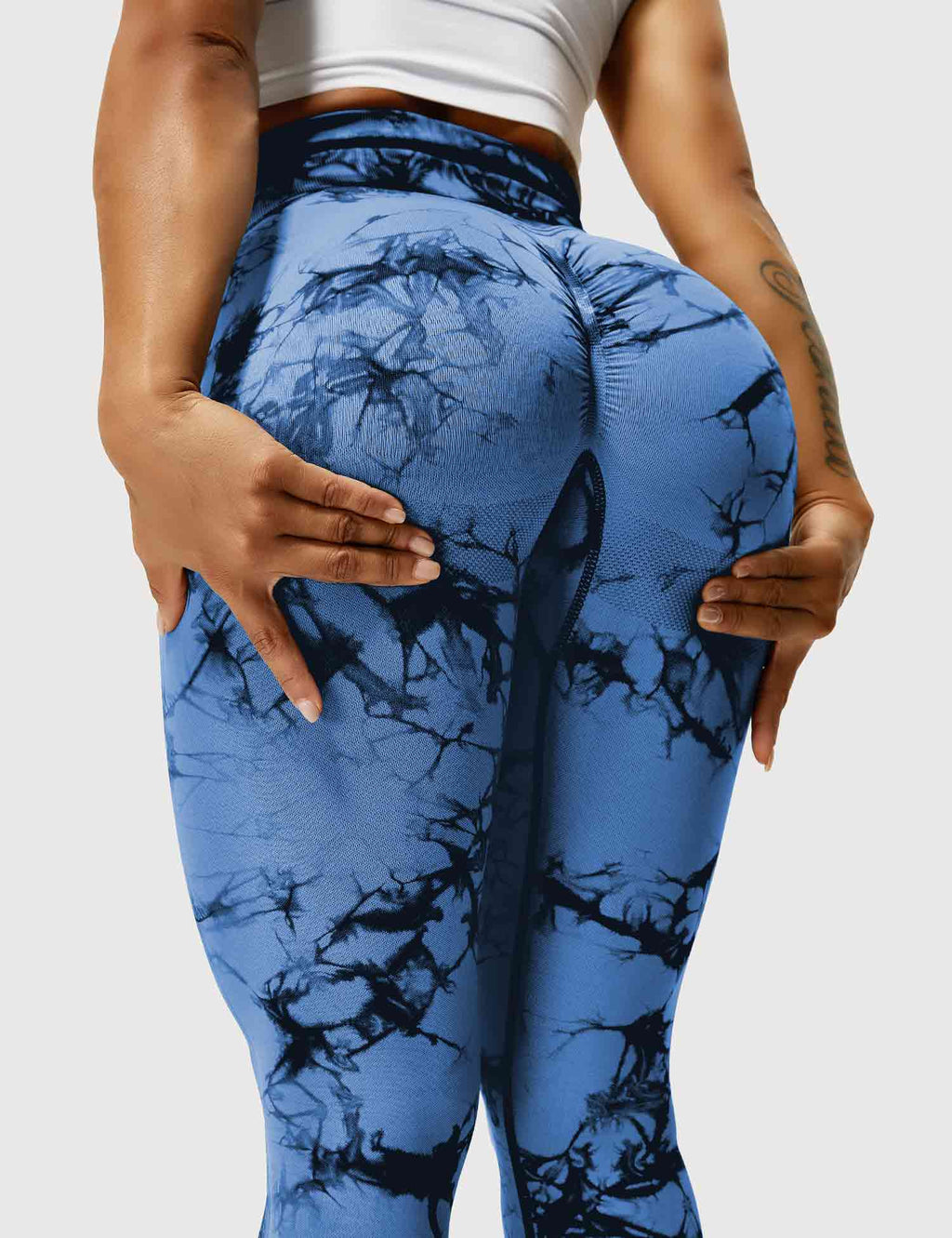 Women’s Tie-Dye Scrunch Leggings – High-Waisted, Sculpting & Buttery-Soft Fit