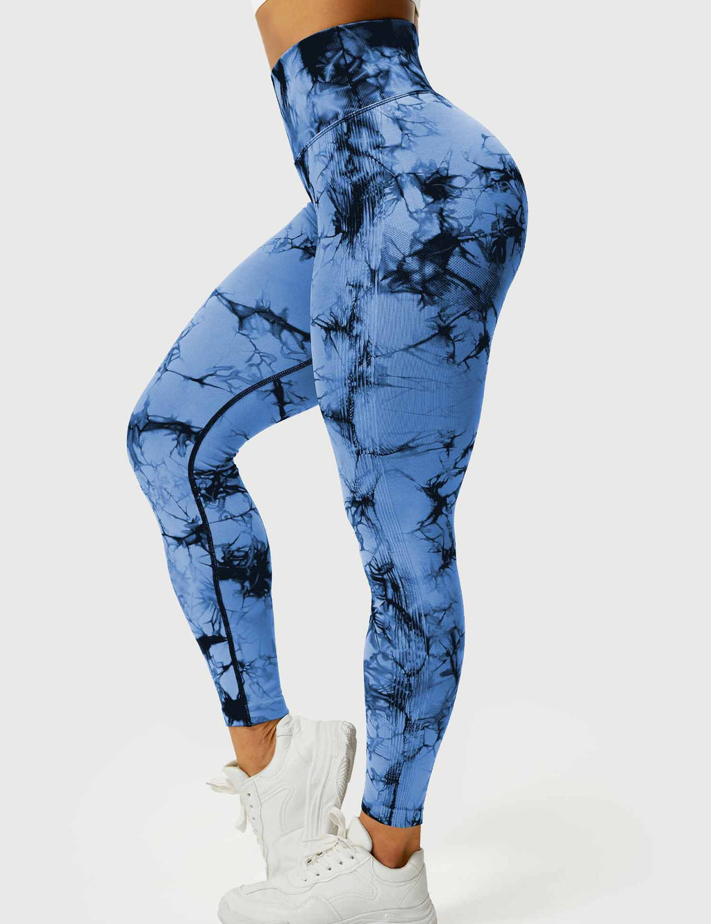Women’s Tie-Dye Scrunch Leggings – High-Waisted, Sculpting & Buttery-Soft Fit