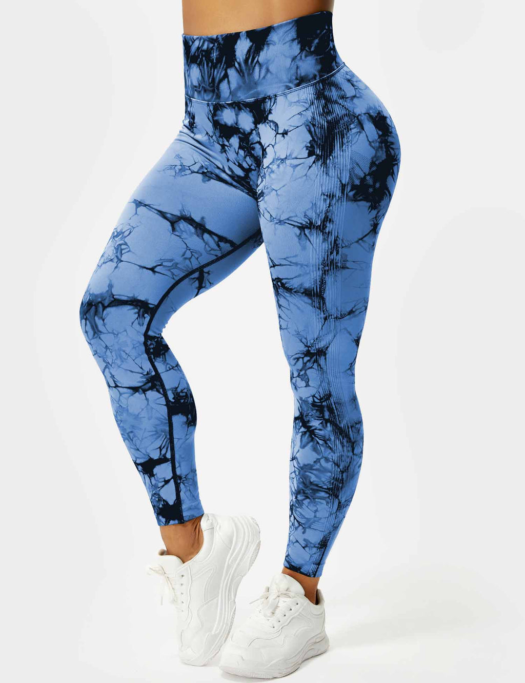 Women’s Tie-Dye Scrunch Leggings – High-Waisted, Sculpting & Buttery-Soft Fit