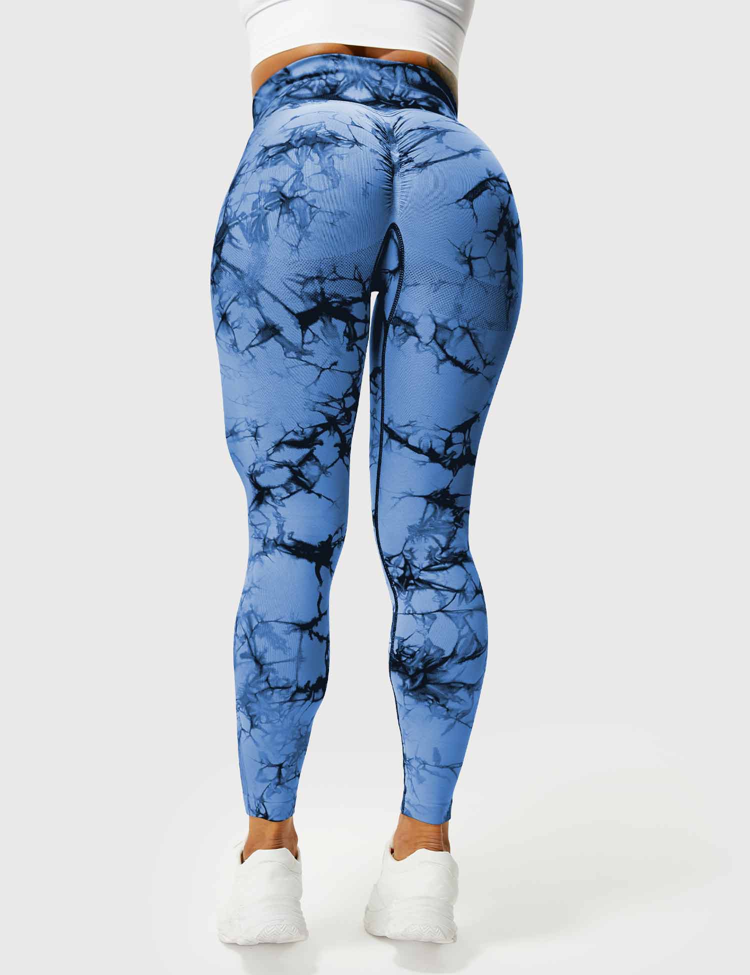Women’s Tie-Dye Scrunch Leggings – High-Waisted, Sculpting & Buttery-Soft Fit