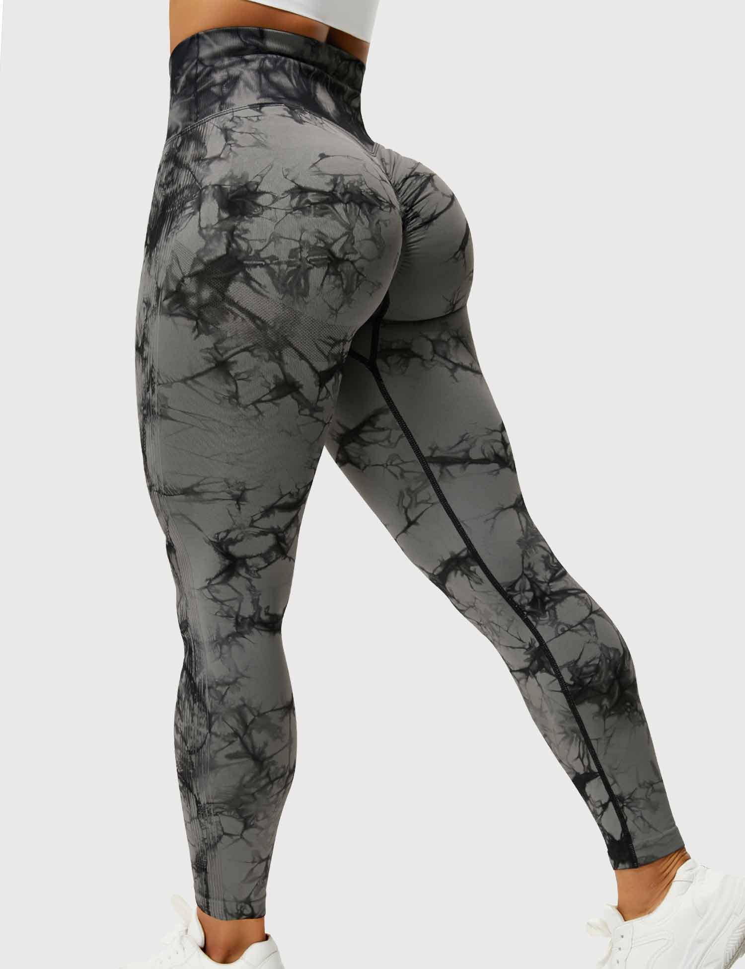 Women’s Tie-Dye Scrunch Leggings – High-Waisted, Sculpting & Buttery-Soft Fit