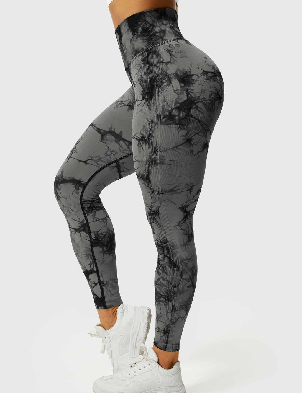 Women’s Tie-Dye Scrunch Leggings – High-Waisted, Sculpting & Buttery-Soft Fit