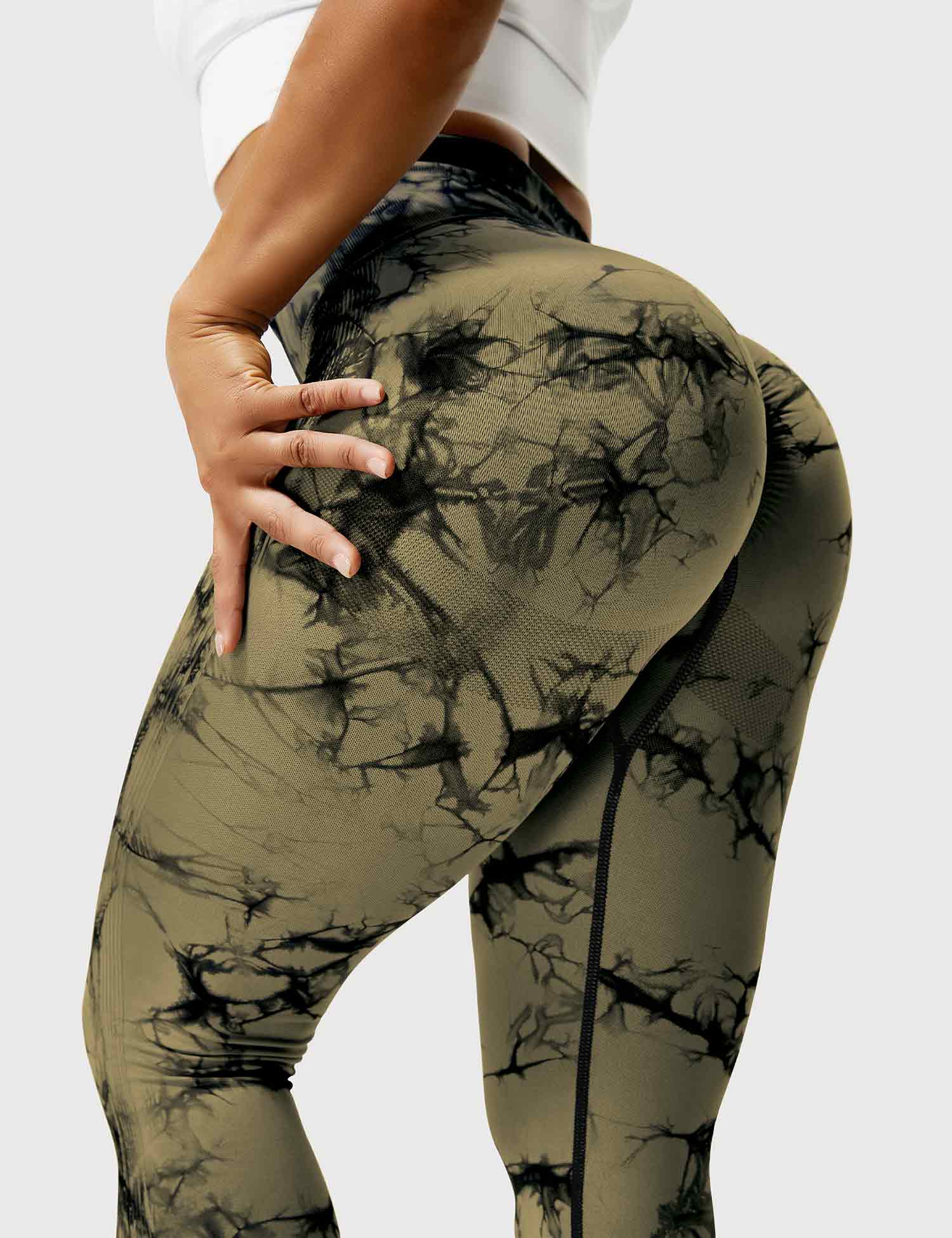Women’s Tie-Dye Scrunch Leggings – High-Waisted, Sculpting & Buttery-Soft Fit