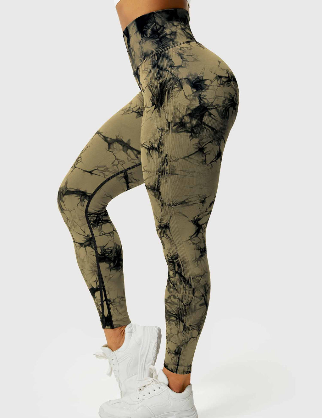 Women’s Tie-Dye Scrunch Leggings – High-Waisted, Sculpting & Buttery-Soft Fit