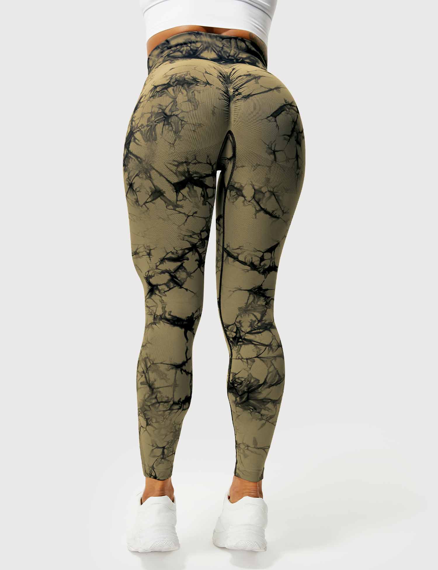 Women’s Tie-Dye Scrunch Leggings – High-Waisted, Sculpting & Buttery-Soft Fit