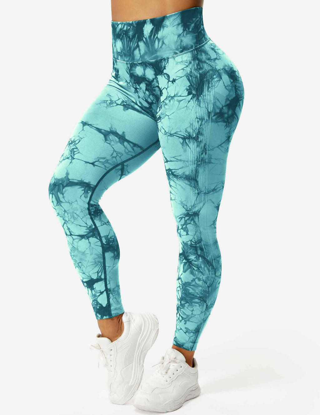 Women’s Tie-Dye Scrunch Leggings – High-Waisted, Sculpting & Buttery-Soft Fit