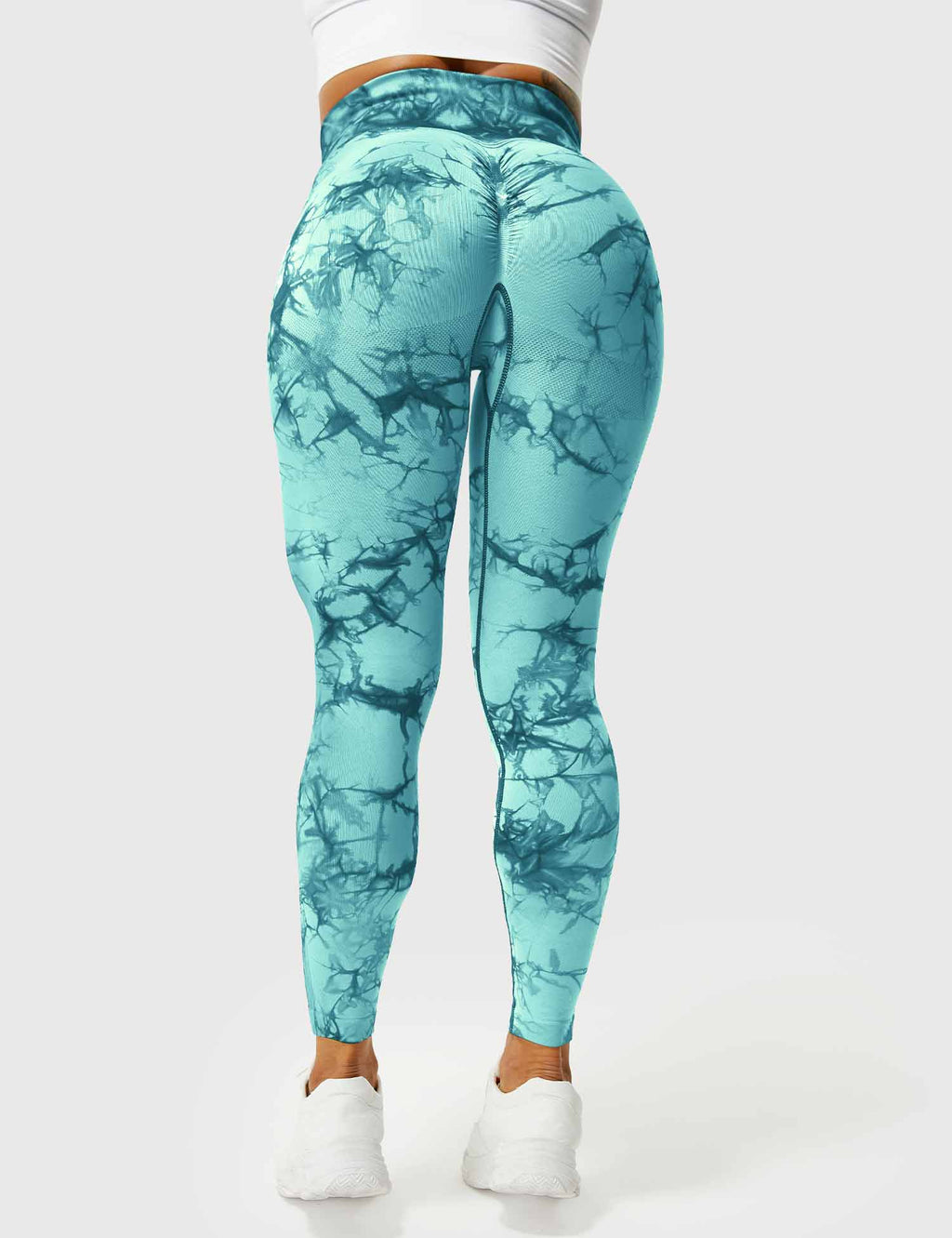 Women’s Tie-Dye Scrunch Leggings – High-Waisted, Sculpting & Buttery-Soft Fit