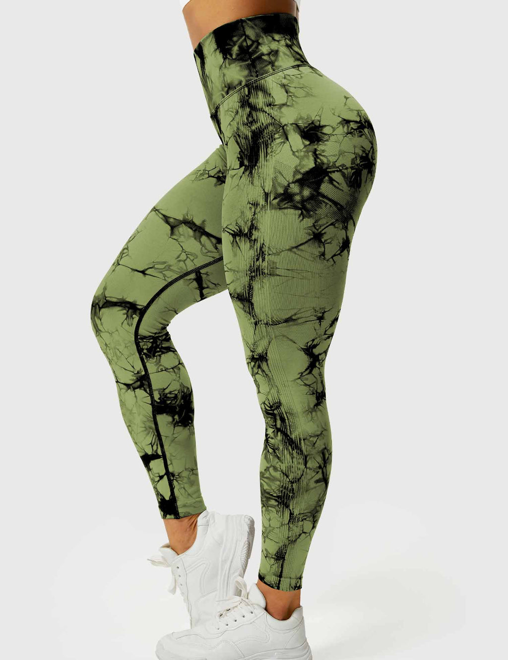 Women’s Tie-Dye Scrunch Leggings – High-Waisted, Sculpting & Buttery-Soft Fit