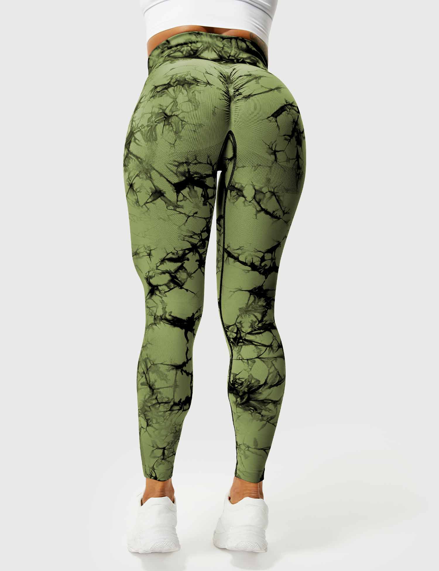 Women’s Tie-Dye Scrunch Leggings – High-Waisted, Sculpting & Buttery-Soft Fit