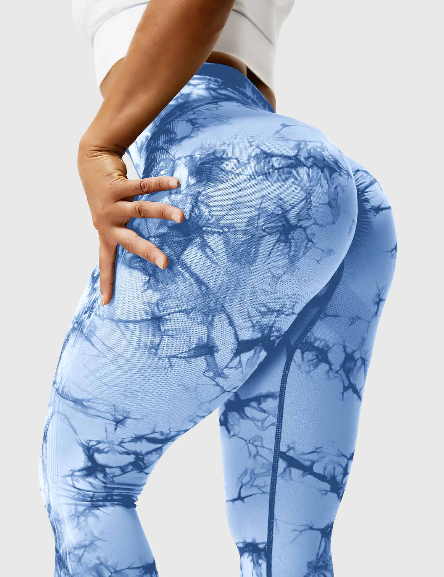 Women’s Tie-Dye Scrunch Leggings – High-Waisted, Sculpting & Buttery-Soft Fit