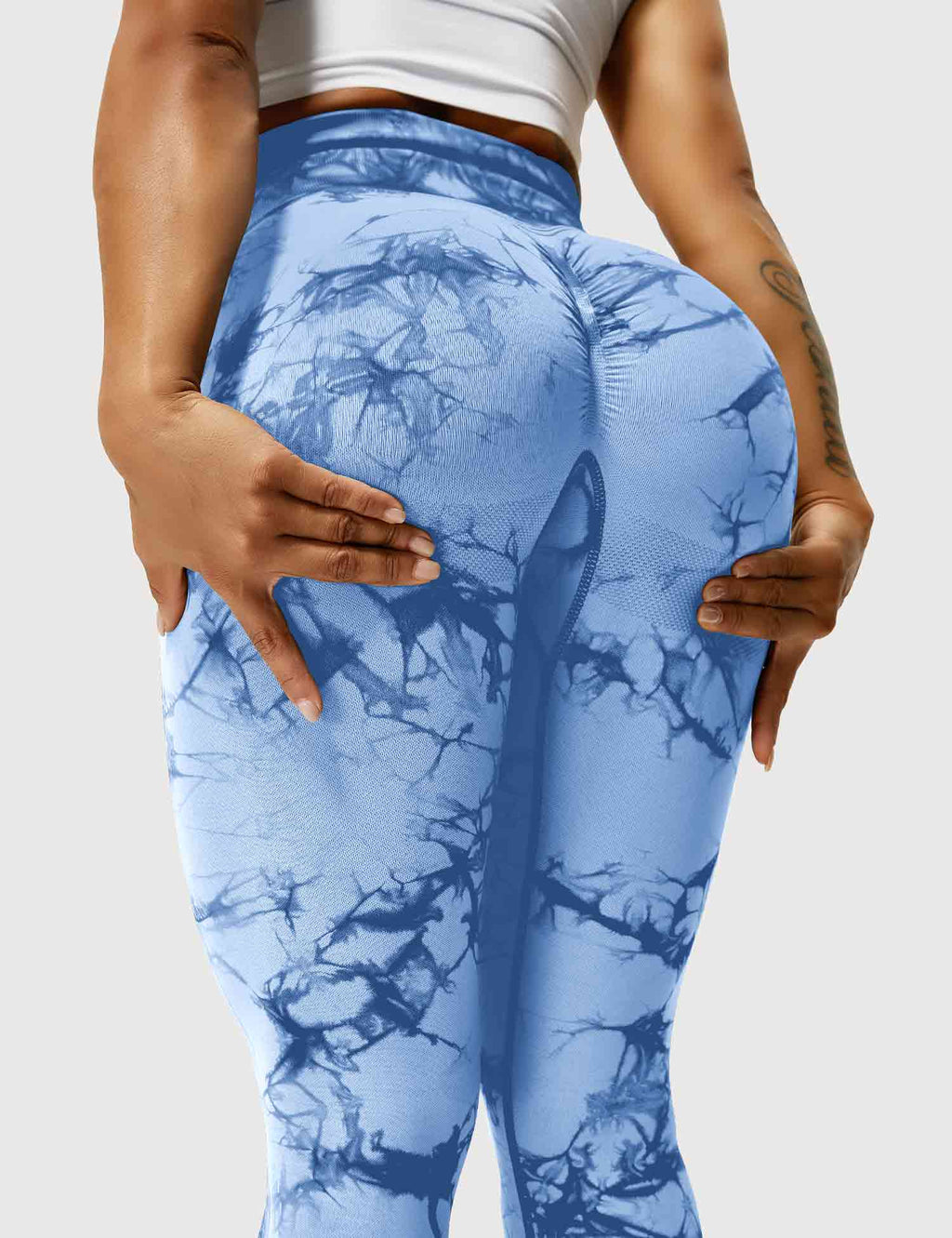 Women’s Tie-Dye Scrunch Leggings – High-Waisted, Sculpting & Buttery-Soft Fit