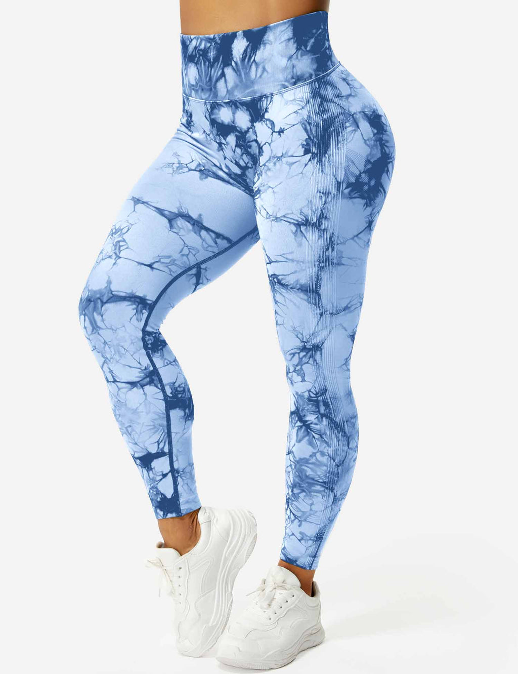 Women’s Tie-Dye Scrunch Leggings – High-Waisted, Sculpting & Buttery-Soft Fit