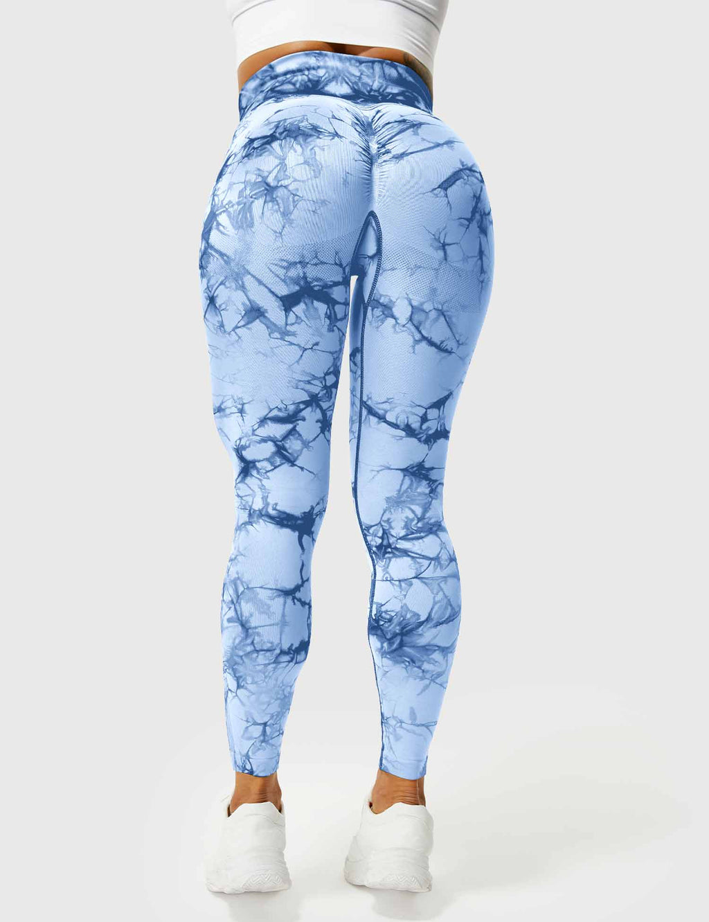 Women’s Tie-Dye Scrunch Leggings – High-Waisted, Sculpting & Buttery-Soft Fit