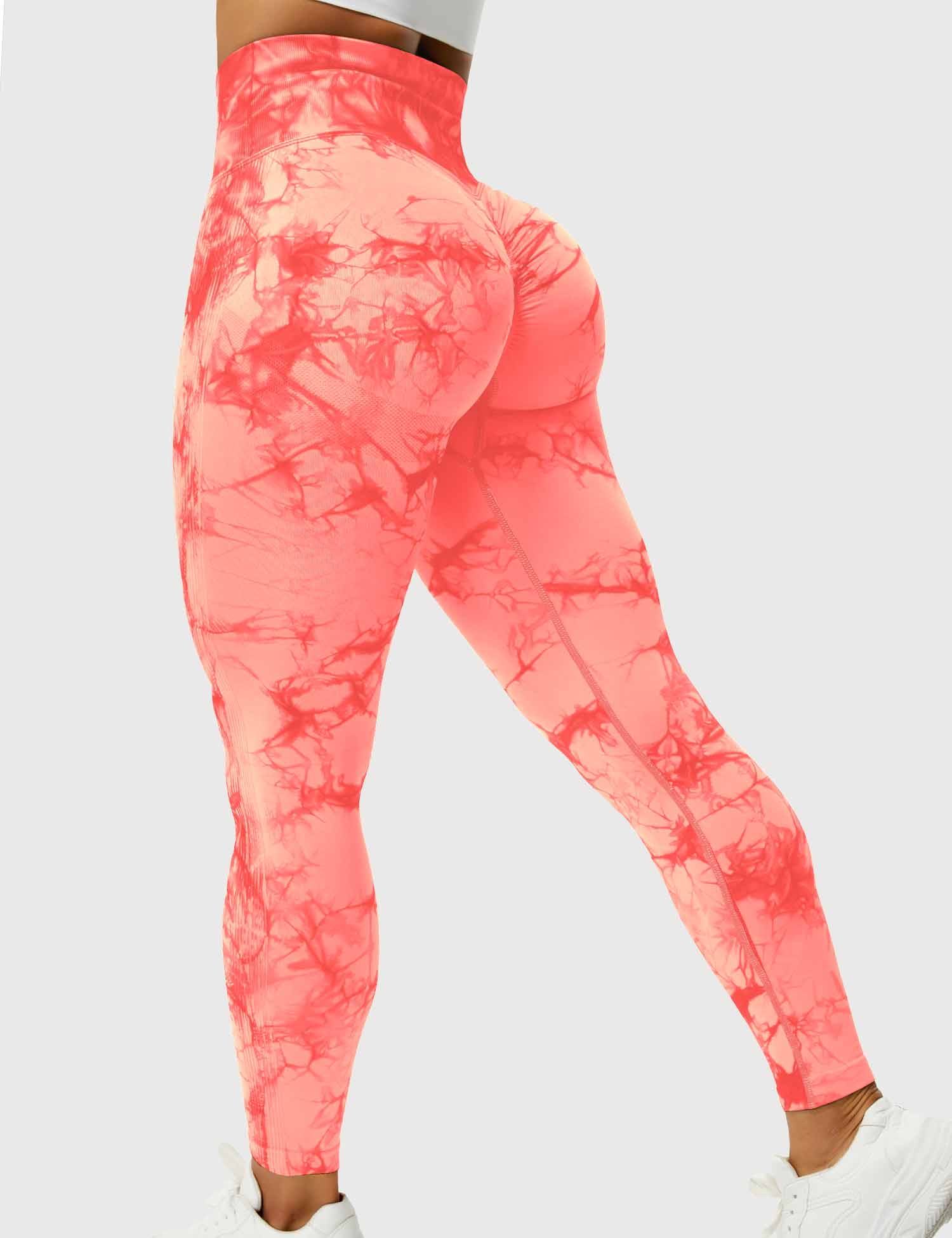 Women’s Tie-Dye Scrunch Leggings – High-Waisted, Sculpting & Buttery-Soft Fit