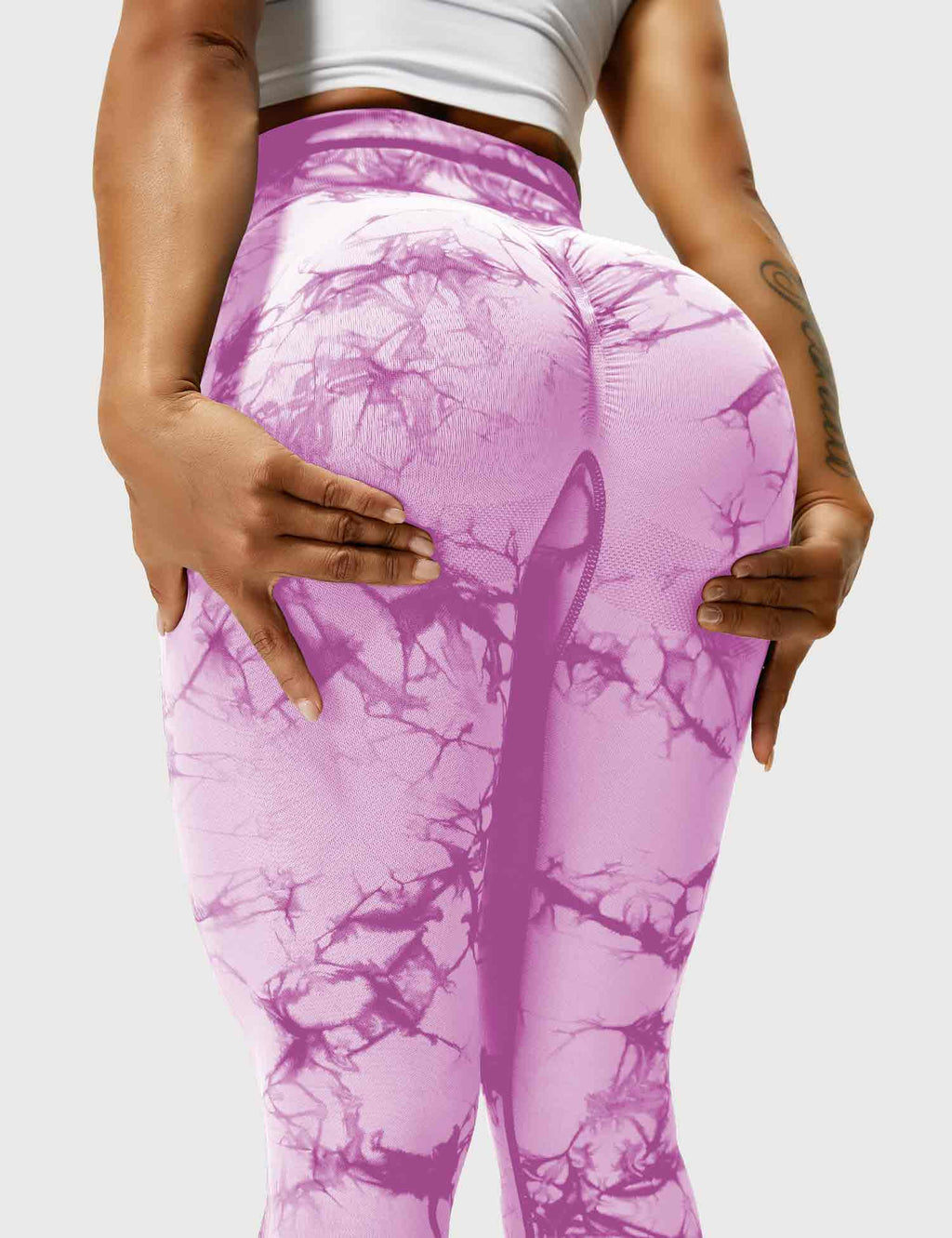 Women’s Tie-Dye Scrunch Leggings – High-Waisted, Sculpting & Buttery-Soft Fit