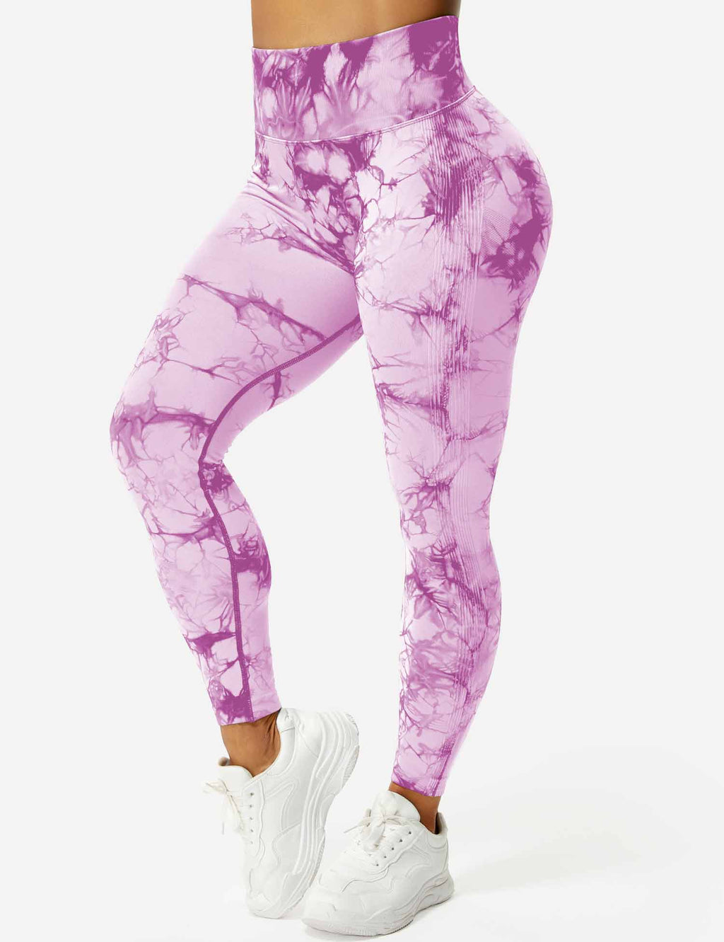 Women’s Tie-Dye Scrunch Leggings – High-Waisted, Sculpting & Buttery-Soft Fit