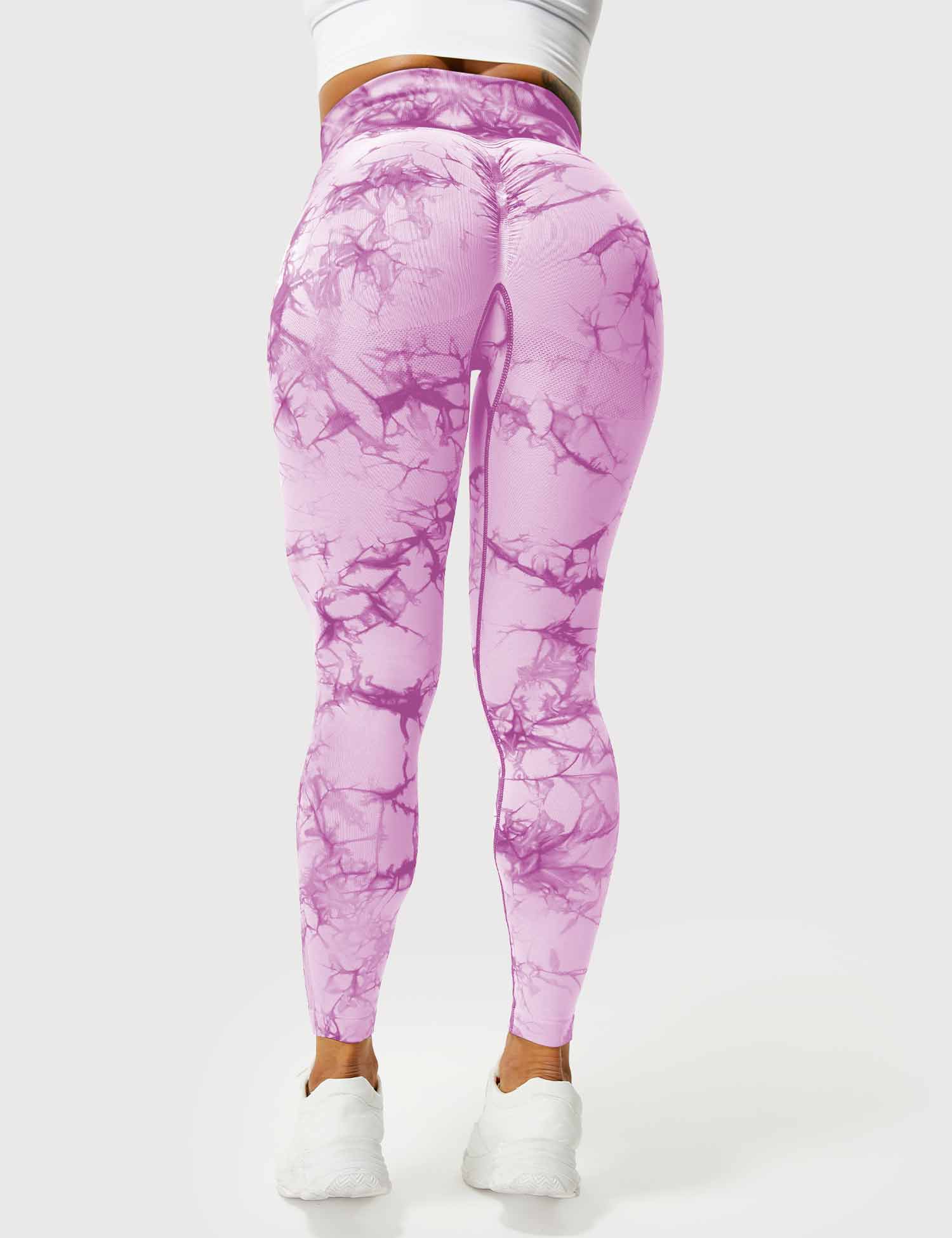 Women’s Tie-Dye Scrunch Leggings – High-Waisted, Sculpting & Buttery-Soft Fit