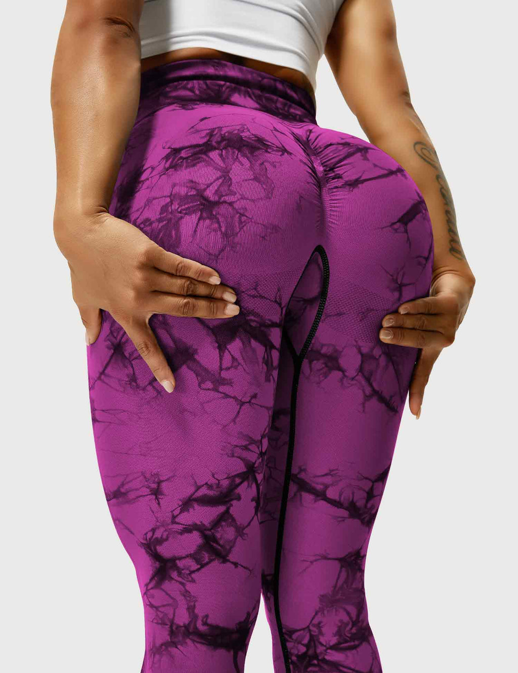 Women’s Tie-Dye Scrunch Leggings – High-Waisted, Sculpting & Buttery-Soft Fit