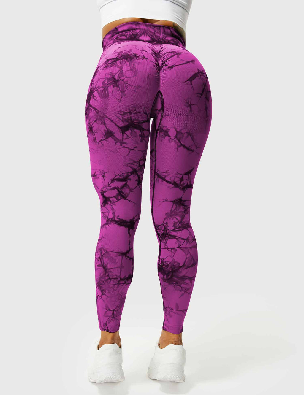Women’s Tie-Dye Scrunch Leggings – High-Waisted, Sculpting & Buttery-Soft Fit