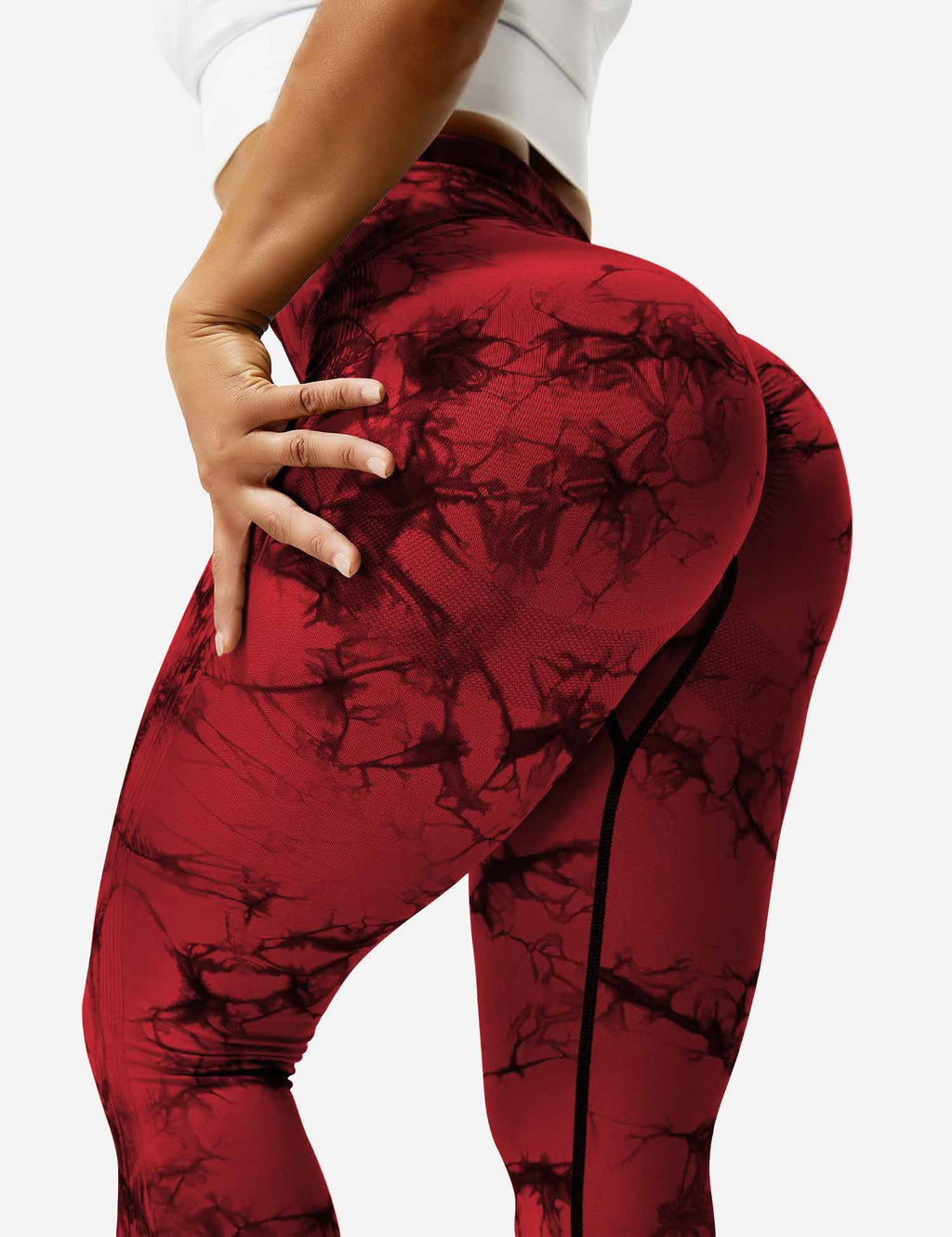 Women’s Tie-Dye Scrunch Leggings – High-Waisted, Sculpting & Buttery-Soft Fit
