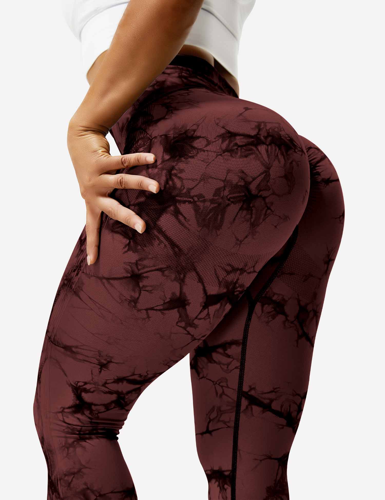 Women’s Tie-Dye Scrunch Leggings – High-Waisted, Sculpting & Buttery-Soft Fit