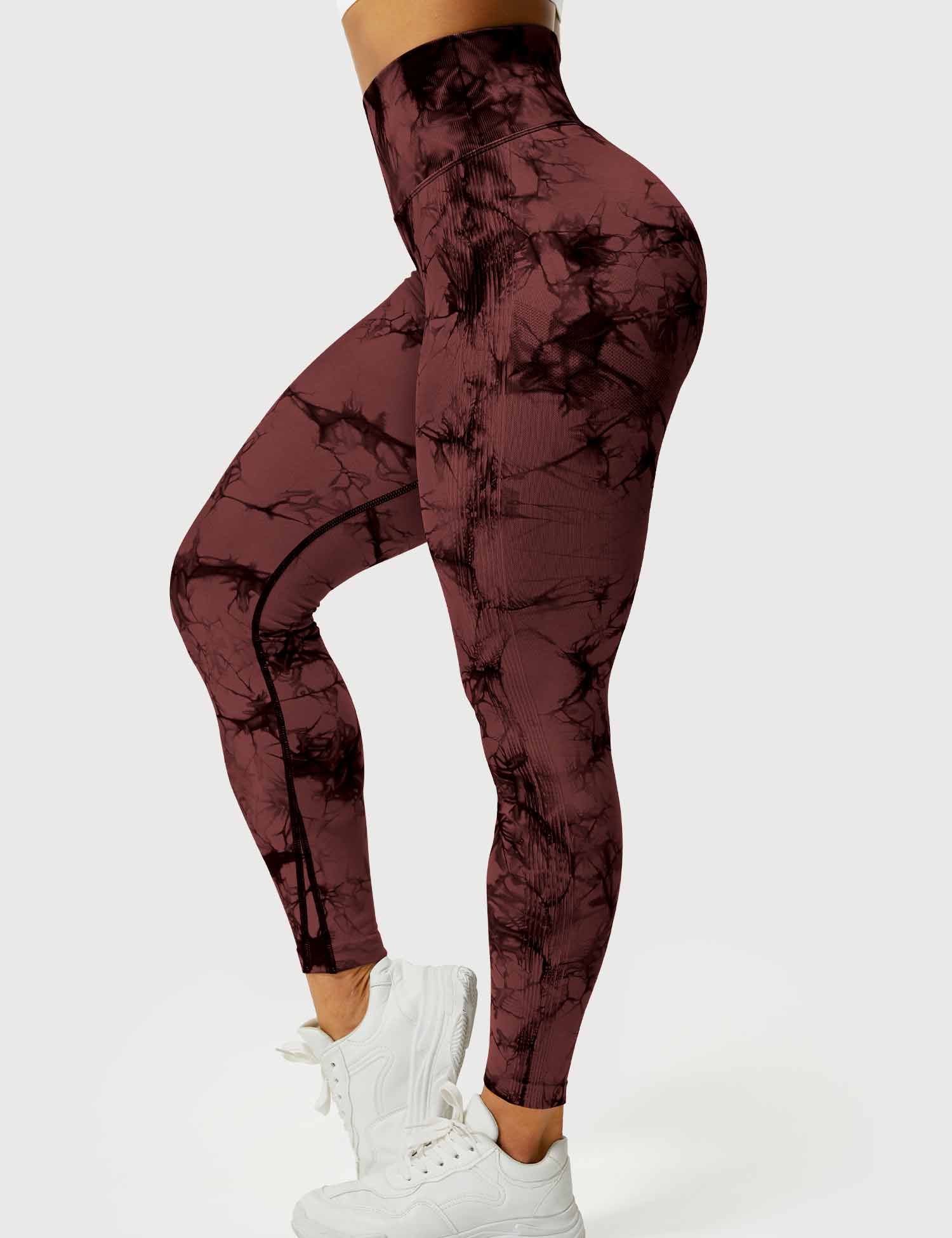 Women’s Tie-Dye Scrunch Leggings – High-Waisted, Sculpting & Buttery-Soft Fit