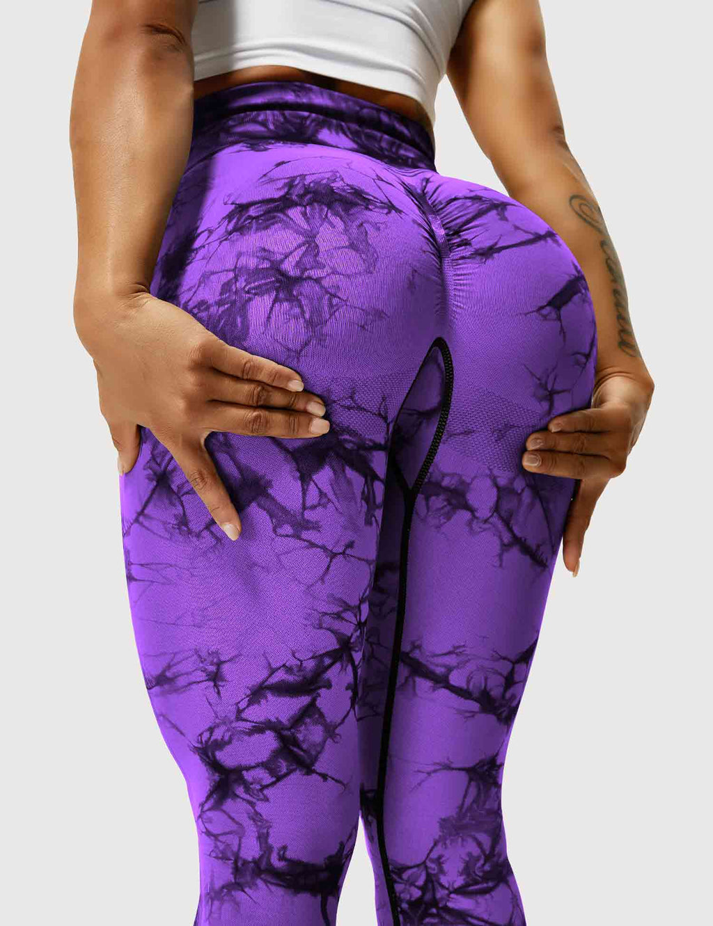 Women’s Tie-Dye Scrunch Leggings – High-Waisted, Sculpting & Buttery-Soft Fit