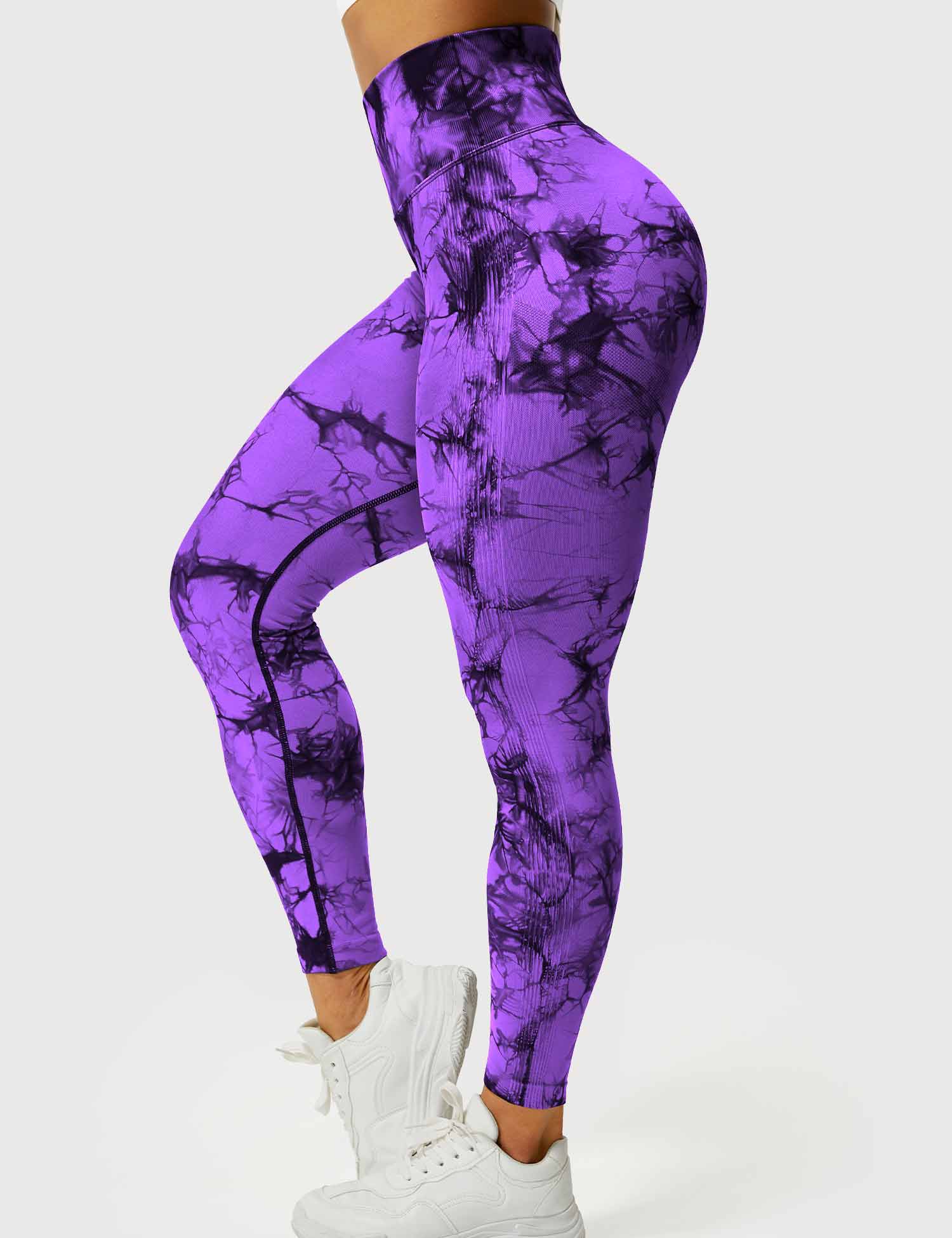 Women’s Tie-Dye Scrunch Leggings – High-Waisted, Sculpting & Buttery-Soft Fit