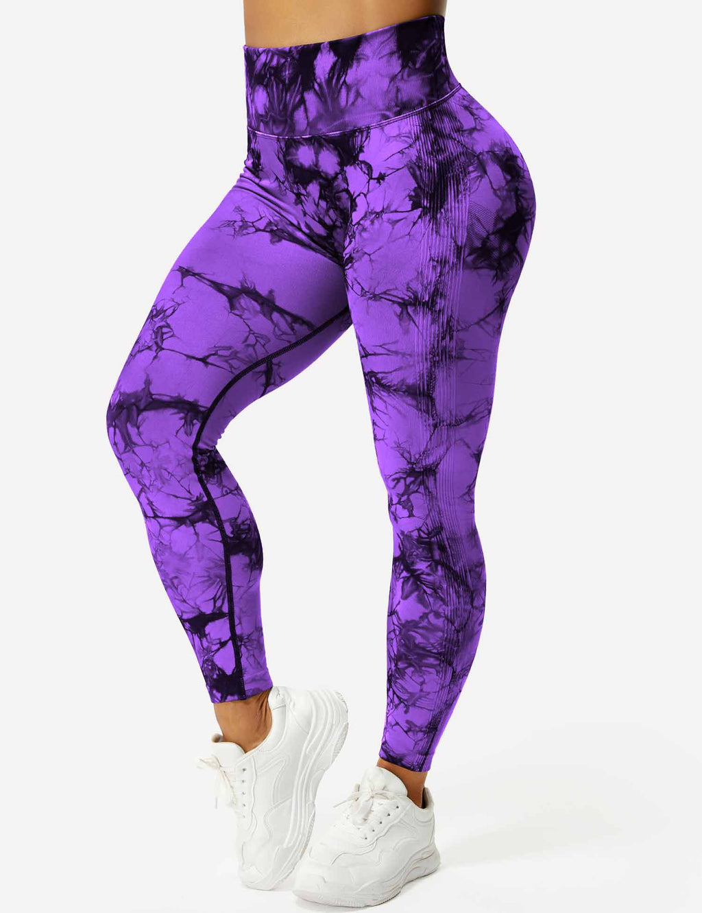 Women’s Tie-Dye Scrunch Leggings – High-Waisted, Sculpting & Buttery-Soft Fit