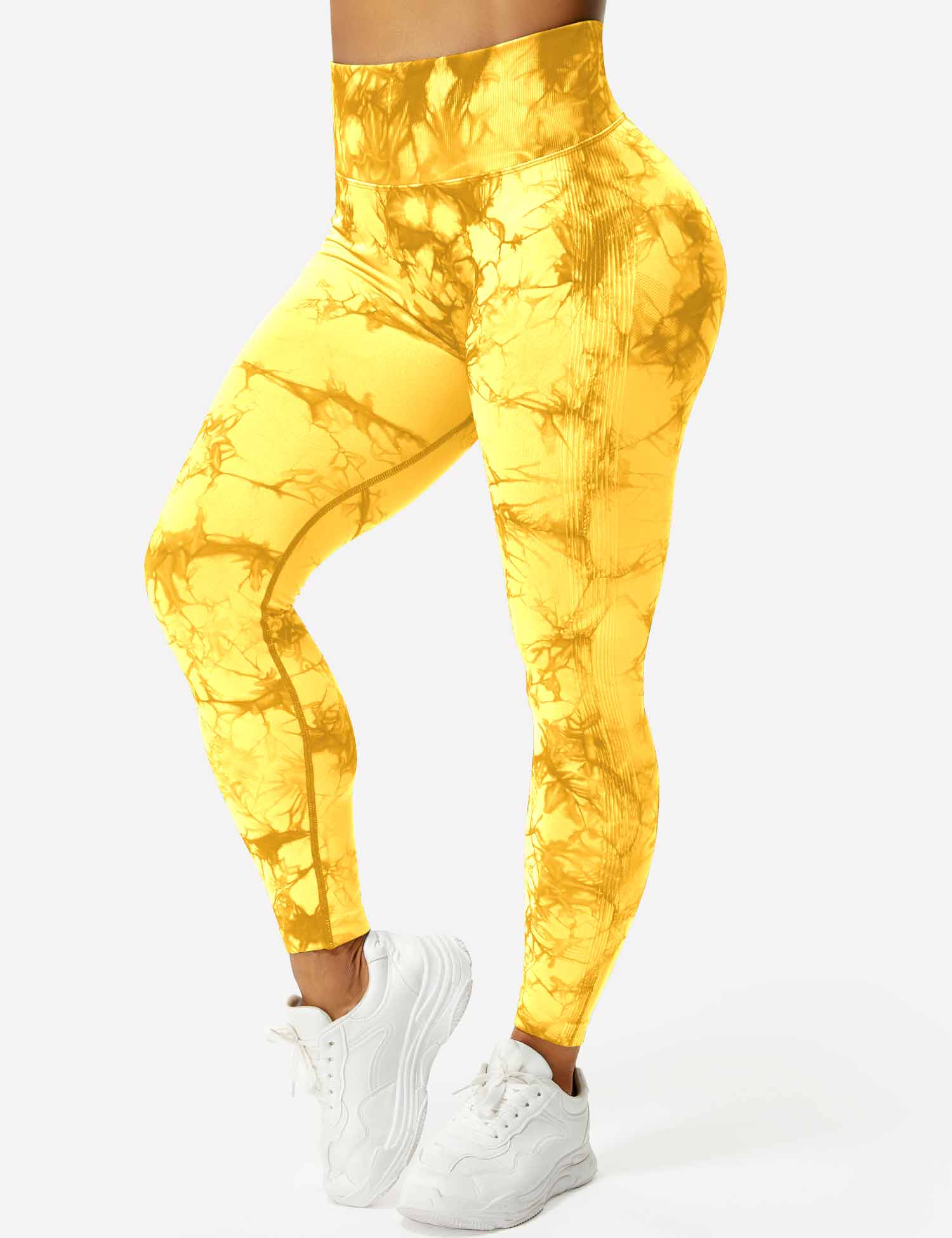 Women’s Tie-Dye Scrunch Leggings – High-Waisted, Sculpting & Buttery-Soft Fit
