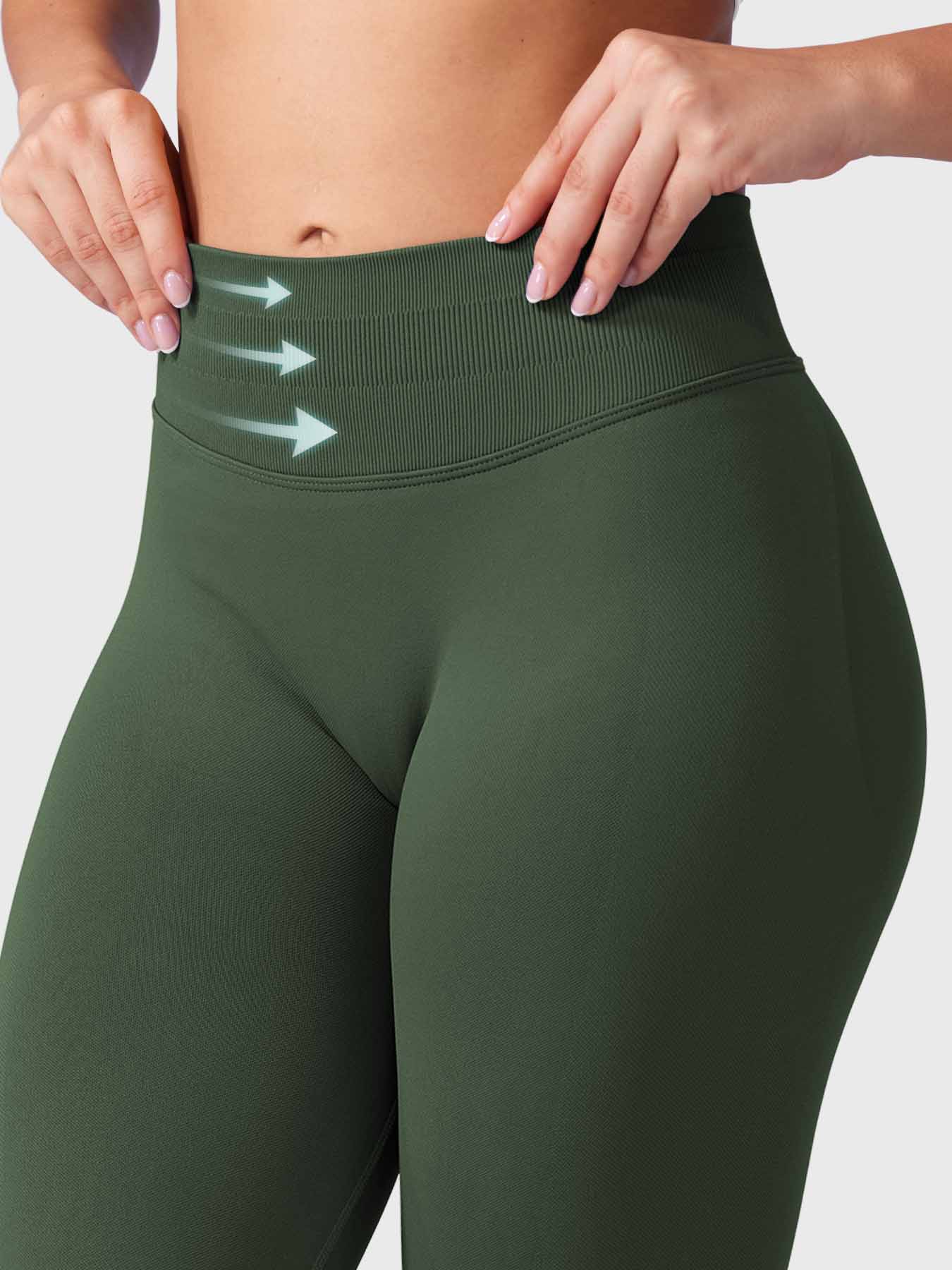 Seamless Sculpting Leggings – High-Intensity Fit with Moisture-Wicking Fabric